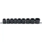 Bgs Kraft-Steckschlüssel-Einsatz-Satz Sechskant, extra flach | 12,5 mm (1/2") | S...