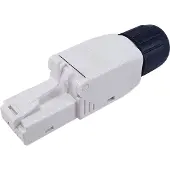 Equip Cat.6 Tool-free RJ45 Stecker, 5 Stück/Set, RJ-45, Schwarz, Weiß, Männlich, Gerade, Polycarbonat (PC), Cat6