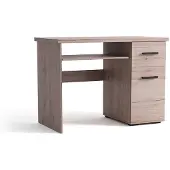 Masseno Schreibtisch LIVORNO 90x56x75 cm Bürotisch Computertisch, Eichefarben