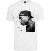 Mister tee Tupac Cracked Backround Kurzarm-t-shirt