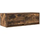 vidaXL TV-Schränke 2 Stk. Räuchereiche 80x31x25,5 cm Holzwerkstoff