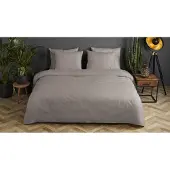 Muller Textil HIP Bettwäsche "Uni" - Off-White - (240x220 cm) - 100 % Baumwolle