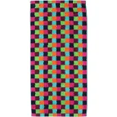Cawö Badehandtuch Cube Karo Multicolour