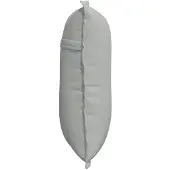 vidaXL Rückenkissen Hellgrau 200 x 50 cm Cordstoff