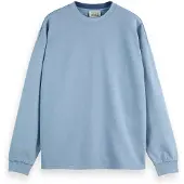Scotch & Soda 3 Crosses Garment-dyed Sweatshirt Faded Denim Größe: XL | Pullover Outlet | Herren | Blau