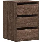 vidaXL Kommode Braun Eichen-Optik 40x41x58 cm Holzwerkstoff