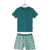 Claesen's Jungen Unterwäsche & Nachtwäsche Pyjama - Mint - Größe 128