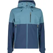 CMP Man Jacket Fix Hood Bluesteel 52