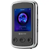 Denver MP3 Player inkl. Ohrhörer - Erweiterbar bis zu 128GB - Shuffle/Repeat Modus - Kinder und Erwachsene - Befestigungsclip - AUX - MPS320B - Schwarz