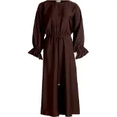 Vera Mont Cocktailkleid mit U-Boot-Ausschnitt in rostbraun | Gr.: 42