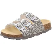 Superfit Kinderschuhe Mädchen Pantoletten Grau Freizeit