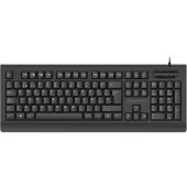 Conceptronic KAYNE01ES USB-Tastatur mit Smart ID-Kartenleser, Spanisches Layout, Volle Größe (100%), Kabelgebunden, USB, QWERTY, Schwarz