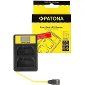 PATONA Smart Dual LCD USB Ladegerät für Nikon EN-EL15