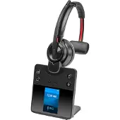 Poly Savi 8410 Office Monaurales DECT 1880-1900 MHz Headset, Kabellos, Büro/Callcenter, 115 g, Kopfhörer, Schwarz