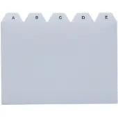 POV Leitregister A6 A-Z Kunststoff grau