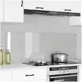 vidaXL Küchenrückwand 2 pcs Transparent 70 x 50 cm Gehärtetes Glas