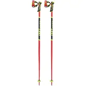 LEKI Skistock WCR SL 3D Fluorescent Red Black Neon Yellow-110 cm