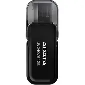 ADATA UV240, 64 GB, USB Typ-A, 2.0, Kappe, 7 g, Schwarz