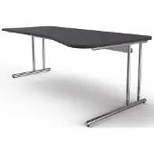 Kerkmann Büromöbelfabrik kerkmann PC-Schreibtisch ARTLINE (B)1.950 mm anthrazit Speditionsversand