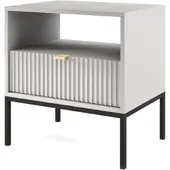 Masseno NACHTTISCH STELLARE 54/56/39 cm Grau