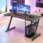 MY SIT Gaming Tisch 140 cm TITAN mit LED Beleuchtung und Mauspad