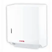 Cws CWS-papirdispenser Paradise Paper Slim Farve: Hvid, rød og sort, materiale: Plast CWS CWS Faltpapierspender Paradise Paper Slim HD4622.01 Hvid 1 stk