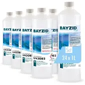 Höfer Chemie 24x1 L BAYZID Algizid Poolpflegemittel gegen Algen für einen sauberen Pool