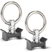 Stahlwerk Zurrschienen 2er Set mit Zurrösen 30 cm Aluminium Airlineschiene
