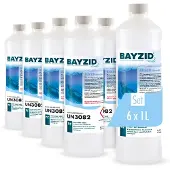 Höfer Chemie 6x1 L BAYZID Algizid Poolpflegemittel gegen Algen für einen sauberen Pool