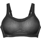 Anita Sport-BH "Sport BH momentum", Damen, Gr. 65, Cup B, schwarz, Obermaterial: 70% Polyester PES. 15% Polyamid PA. 15% Elasthan EL., BHs Sport-BH