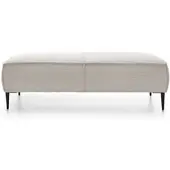 Masseno Sitzhocker DUNA, Modern Polsterhocker, Fußhocker Creme