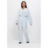 Ibana Damen Jumpsuits Ocea - Lichtblauw - Größe 42