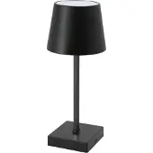 Cepewa LED Tischlampe Schwarz mit Touchfunktion