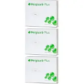 Mölnlycke Melgisorb Plus Alginat Verband 10x10 cm steril x3 3x10 St