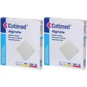 Cutimed Alginate Alginatkompressen 10x10 cm x2 2x10 St Kompressen