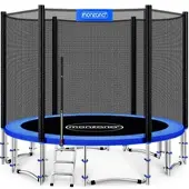 Casaria Deuba Trampolin Komplett-Set - Ø 366cm