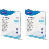 Hartmann Hydrofilm transparenter Folienverband 10x12,5 cm x2 2x10 St Verband
