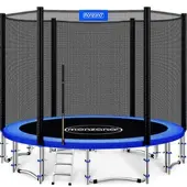 Casaria DeubaTrampolin Komplett-Set Ø 427cm
