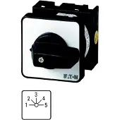 Eaton T0-5-15139/E, Kippschalter, 2P, Schwarz, Weiß, IP65, 48 mm, 119 mm