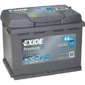 Exide Premium EA 640 Pb Starterbatterie 12V 64 AH/C20 - 640A(EN)