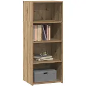 vidaXL Highboard Artisan-Eiche 50 x 41 x 124 cm Holzwerkstoff