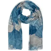 StyleBREAKER Schal "Langer Schal Ginkgo Leaves" 1 Stk.