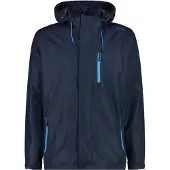 CMP MAN Jacket Zip Hood With Ventilation black blue (N950) 48