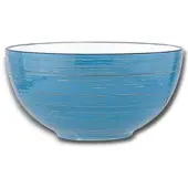 Wilmax Schale 600 ml 13,5 cm Blau Porzellan, 3er Set