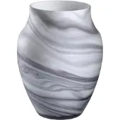 Leonardo Vase Poesia 23 cm, Grau-Marmor