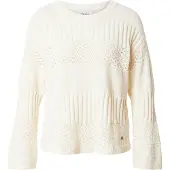 Pepe Jeans für Damen. PL7000159 Pullover Alaya in Gebrochenem Weiß (M), Lässig, Baumwolle