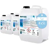 Höfer Chemie 4x5 L BAYZID Algizid Poolpflegemittel gegen Algen für einen sauberen Pool