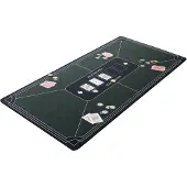 Engelhart Deluxe-Poker-Tischdecke – 120 x 60 cm – Grün