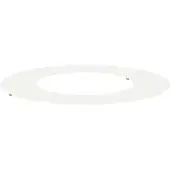 vidaXL geeignet für flachen Baumring Weiß Ø40/70 cm Stahl