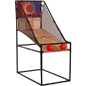 Softee Arcade Basketballspiel Juego Baloncesto 2 Canastas mit elektronischer Anzeigetafel, 62x122x162 cm